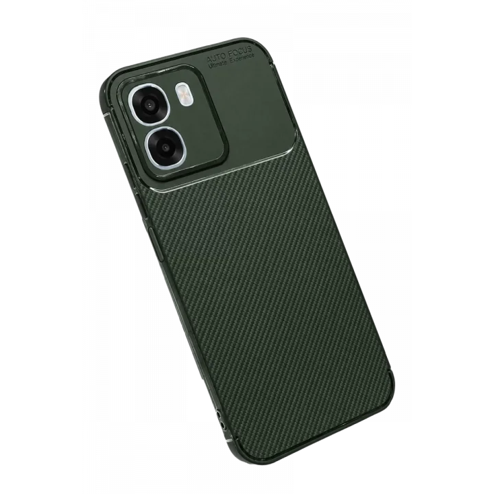 Mey İthalat®    A6T 5G Auto Focus Karbon Kapak - Koyu Yeşil
