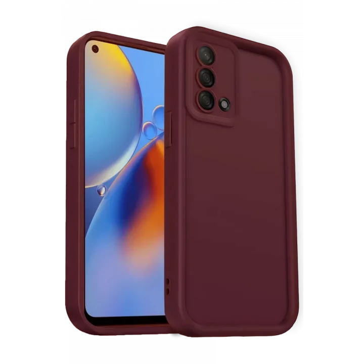 Mey İthalat®   A74 4G Kılıf Viera Silikon - Bordo