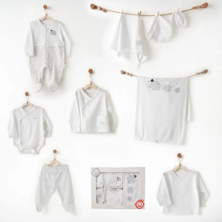 Mey İthalat® AC26581 10lu Hastane Çıkışı White