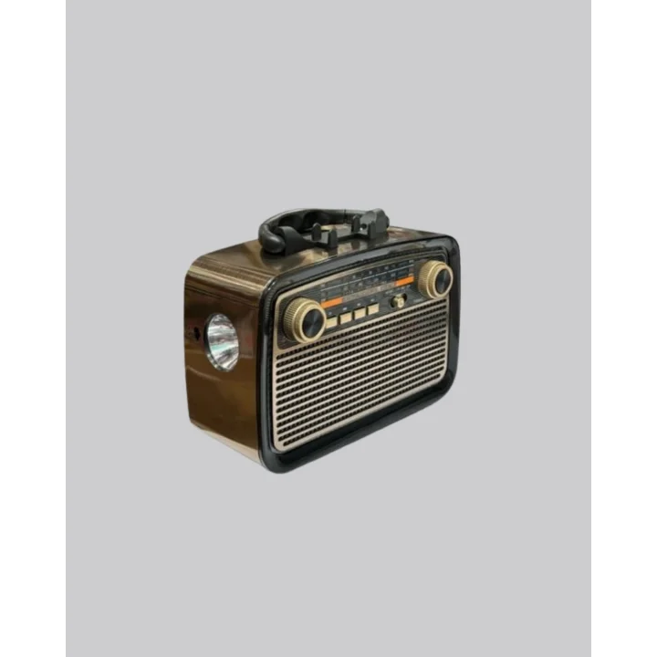 Mey İthalat® Ahşap Dokulu Bluetooth Müzik Kutusu – Vintage LED Tasarımıyla Modern Ses Deneyimi