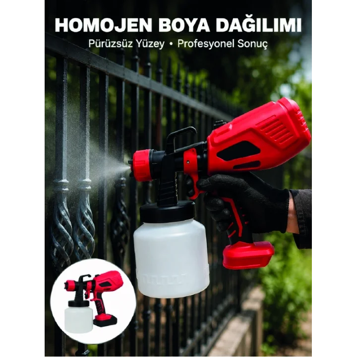 Mey İthalat® Ahşap, Metal, Mobilya ve Hobi Projeleri İçin Profesyonel Boya Tabancası