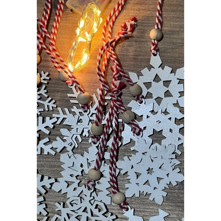 Mey İthalat® Ahşap Yılbaşı Ağaç Süsü-BY15