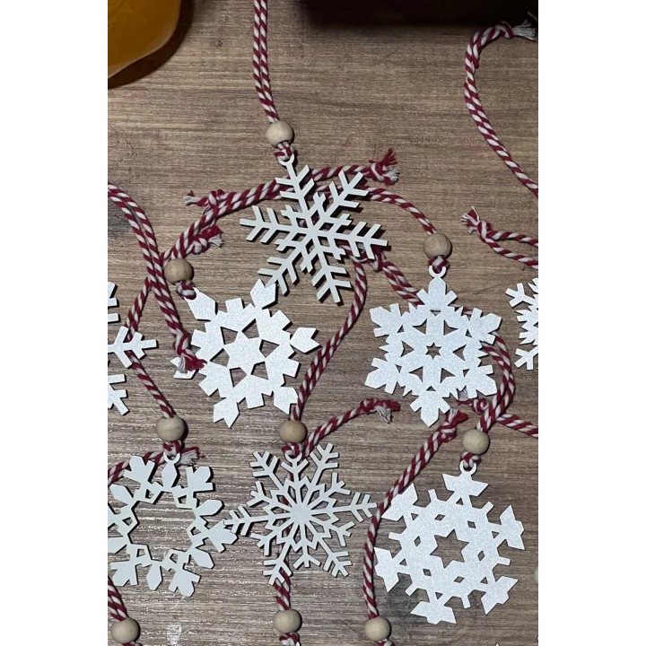 Mey İthalat® Ahşap Yılbaşı Ağaç Süsü-BY15