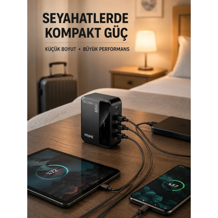 Mey İthalat® Akıllı Güç Dağılımlı 4 Girişli Şarj İstasyonu
