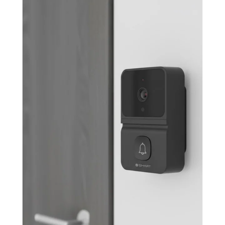 Mey İthalat® Akıllı Kapı Zili Kamera Gece Görüşlü Çift Yönlü Sesli WiFi