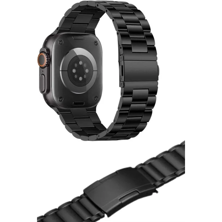 Mey İthalat® Akıllı Saat Arama Konuşma GPS ve NFC Özelliği 3 Kordonlu Amoled Ekran