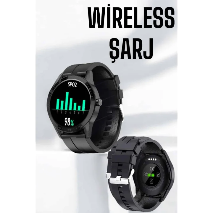 Mey İthalat® Akıllı Saat Çok Fonksiyonlu Sesli Görüşme NFC Uyumlu Amoled Ekran