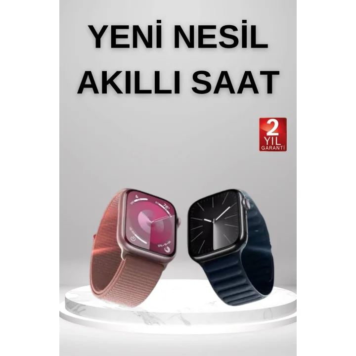 Mey İthalat® Akıllı Saat İos Andorid Destekli Arama Özeliği Sensörlü Bluetooth Bağlantılı