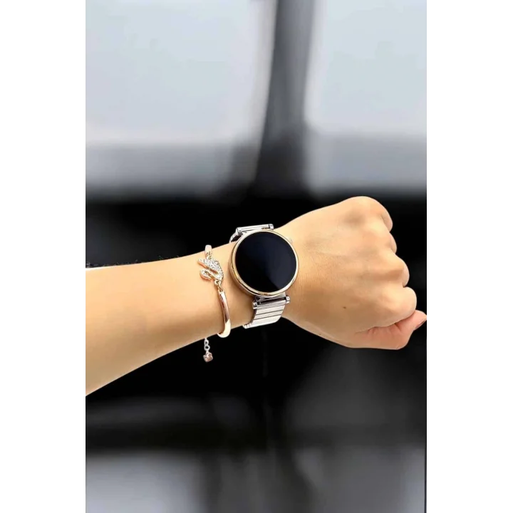 Mey İthalat® Akıllı Saat Kadınlara Özel Arama Cevaplayan Bluetooth Bağlantılı