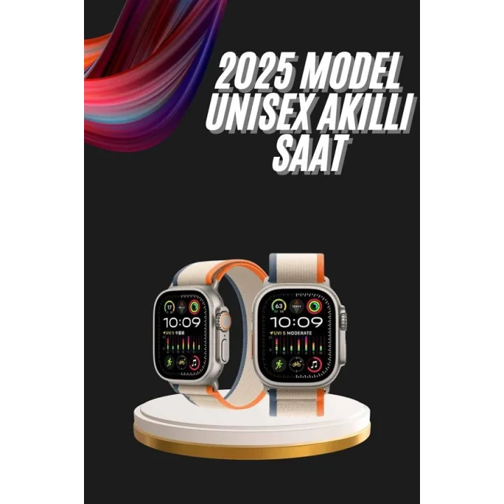 Mey İthalat® Akıllı Saat Kol Saati Android ve İOS Uyumlu Nabız Ölçer Sesli Asistan