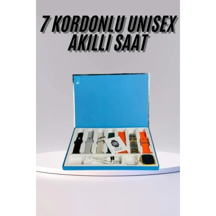 Mey İthalat® Akıllı Saat Unisex Akıllı Saat Çoklu Kordon Seçeneği Çelik Kordon Plastik Kordon Yeni Nesil
