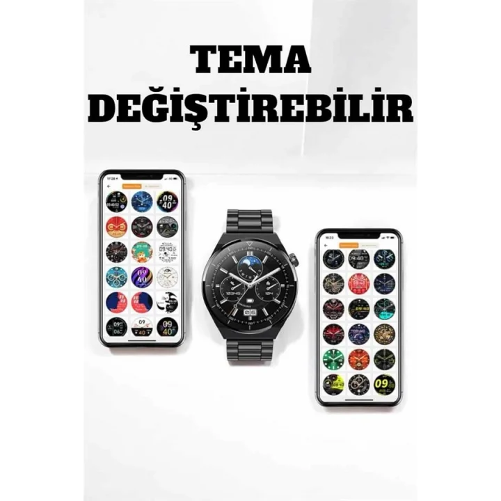 Mey İthalat® Akıllı Saat Uyku Ve Sağlık Takibi Bildirim Görme Arama Cevaplama