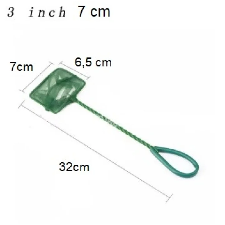 Mey İthalat® Akvaryum Balık Yakalama Kepçesi 3 inç 7 cm