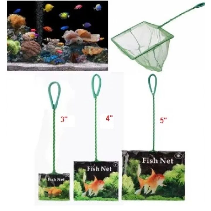 Mey İthalat® Akvaryum Balık Yakalama Kepçesi 3 inç 7 cm