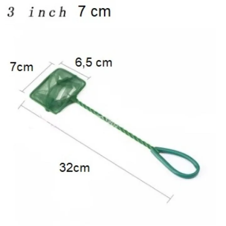 Mey İthalat® Akvaryum Balık Yakalama Kepçesi 3 inç 7 cm