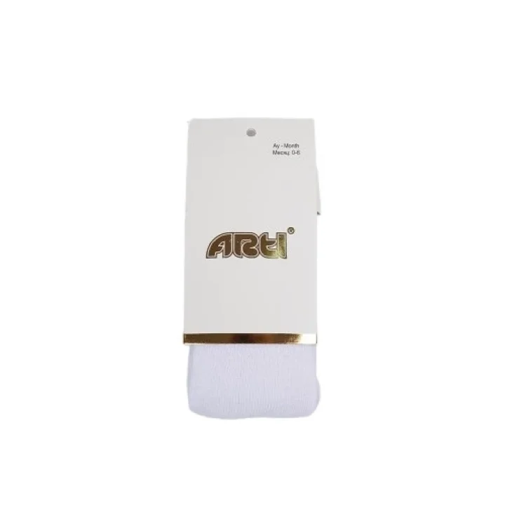 Mey İthalat®   Alona Bebek Külotlu Çorap 300181 Beyaz