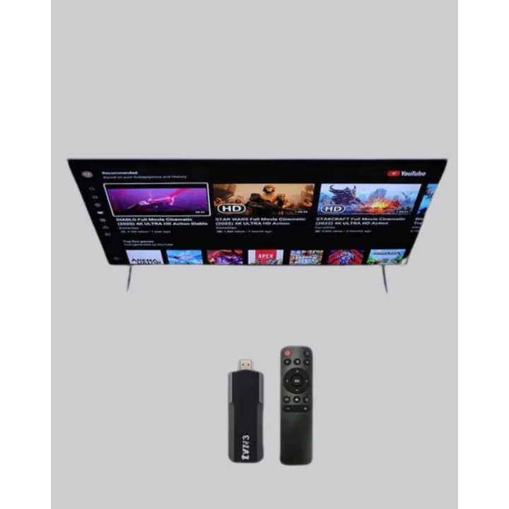 Mey İthalat® Android TV Stick WiFi ve Bluetooth Bağlantılı