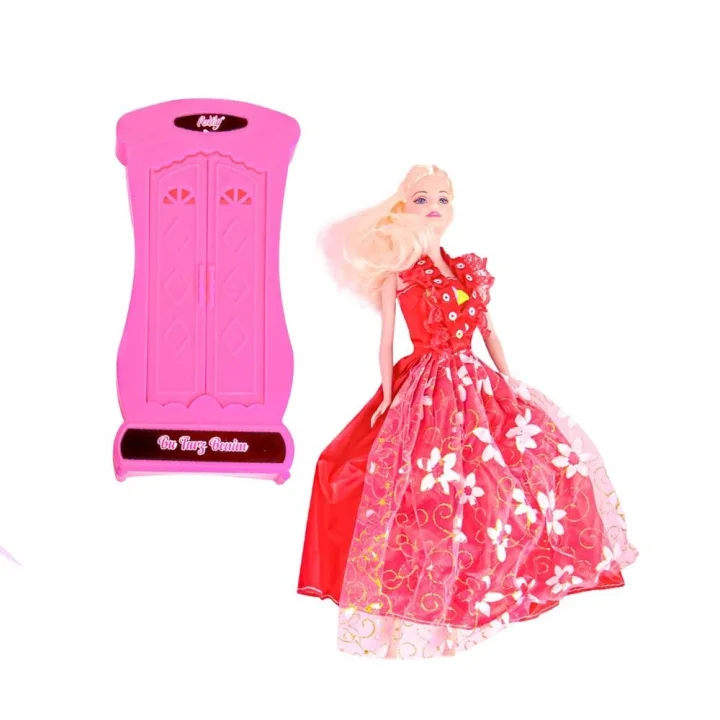 Mey İthalat® Anlily Bebek Aksesuarlı Dolaplı