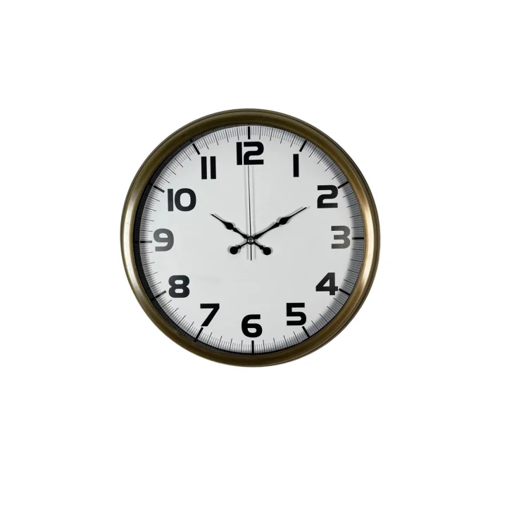 Mey İthalat® Antik Stil Eskitme 40 Cm Metal Duvar Saati