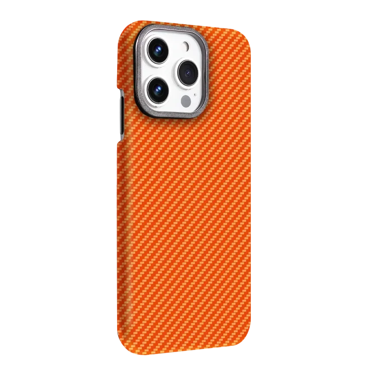 Mey İthalat®  Apple iPhone 15 Pro Max Vega Magsafe Kapak - Turuncu