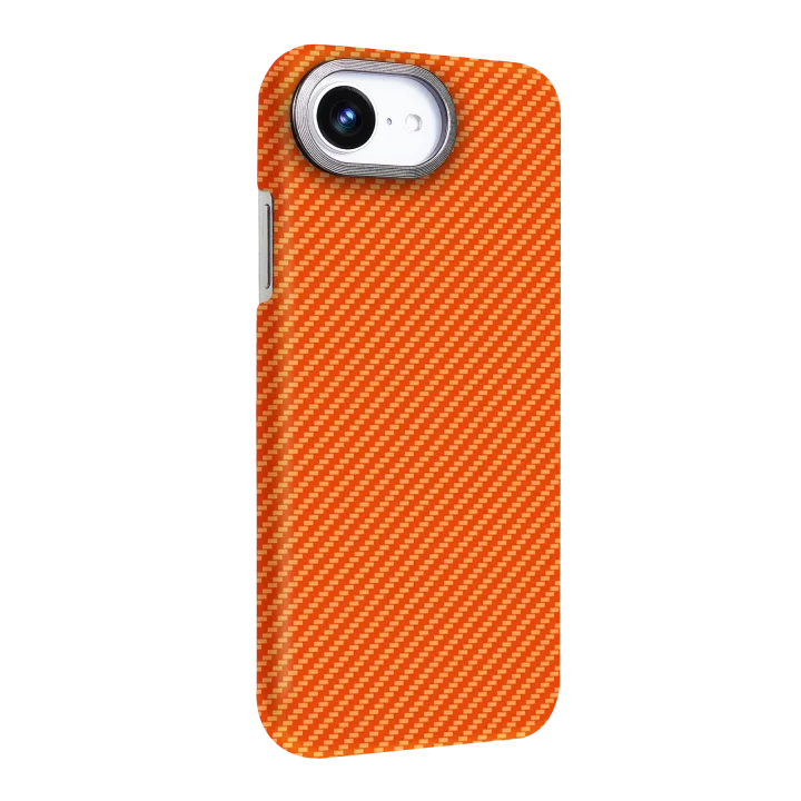 Mey İthalat®  Apple iPhone 16E Vega Magsafe Kapak - Turuncu