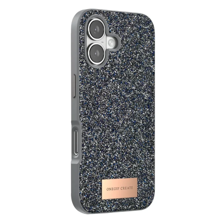 Mey İthalat®  Apple iPhone 17 Bright Simli Kapak - Gümüş