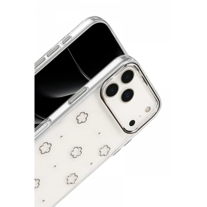 Mey İthalat®   iPhone 17 Pro Fiyonk Desenli Kapak - Desen 2