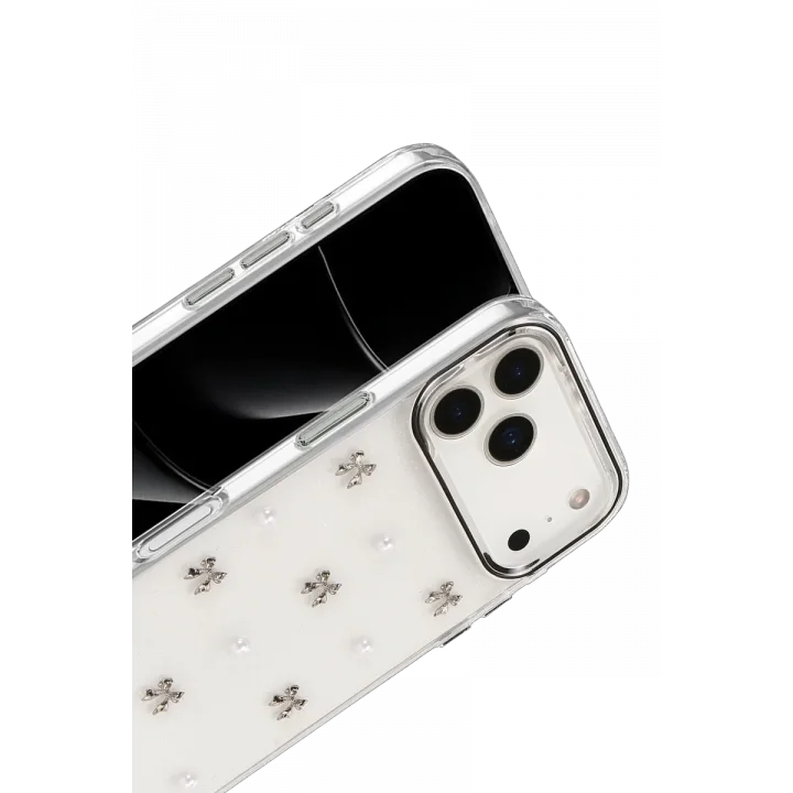Mey İthalat®   iPhone 17 Pro Fiyonk Desenli Kapak - Desen 8