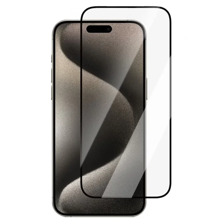 Mey İthalat®  Apple iPhone 17 Pro Max Bilvis 3X AR HD Cam Ekran Koruyucu - Siyah