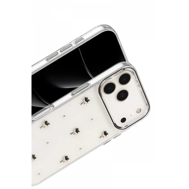 Mey İthalat®   iPhone 17 Pro Max Fiyonk Desenli Kapak - Desen 1