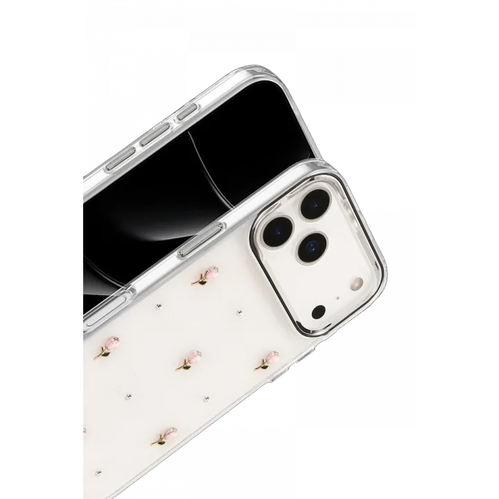 Mey İthalat®   iPhone 17 Pro Max Fiyonk Desenli Kapak - Desen 6