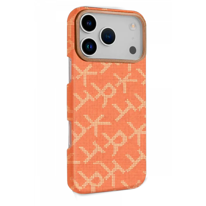 Mey İthalat®  Apple iPhone 17 Pro Max Vega Magsafe Kapak - Açık Turuncu