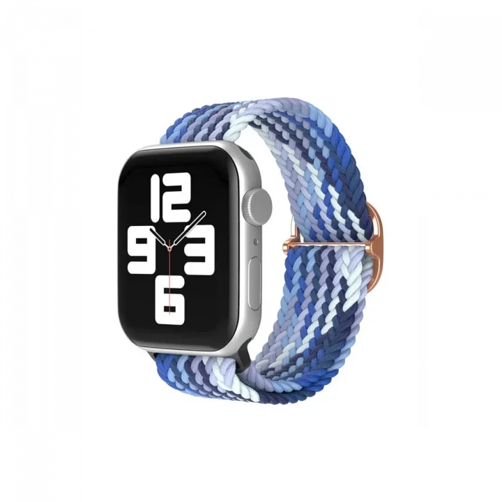 Mey İthalat®   Watch 38mm Star Kordon - Lacivert-Mavi