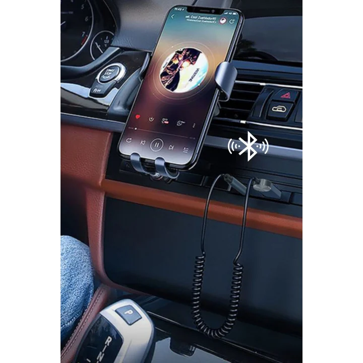Mey İthalat®  Araba için Bluetooth Aux Alıcısı Wireless Araç Kiti