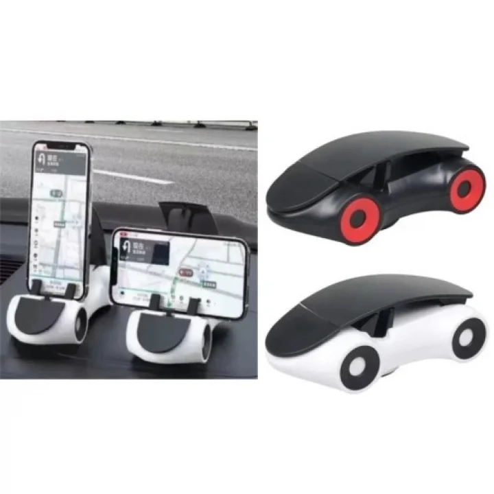 Mey İthalat® Araba Tasarımlı Araç İçi Telefon Tutucu 360 Dönebilen Ayarlı