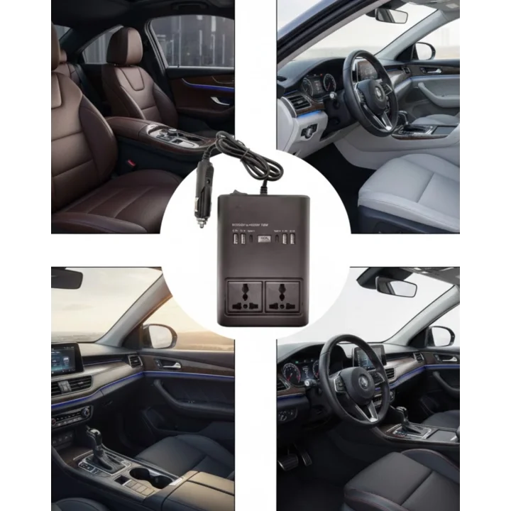 Mey İthalat® Araç Çakmak Girişli Güç İnvertörü 150W