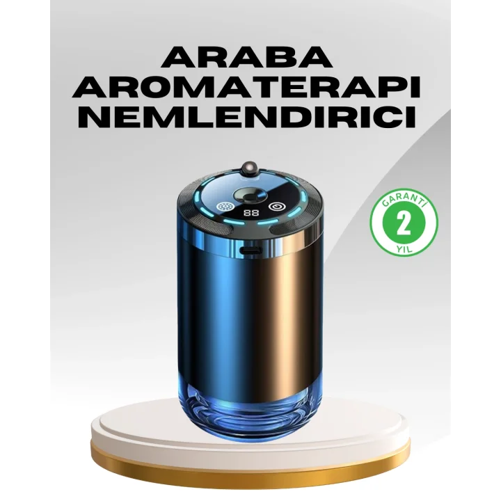Mey İthalat® Araç İçi Difüzör Nemlendirici ve Aromaterapi Özellikli