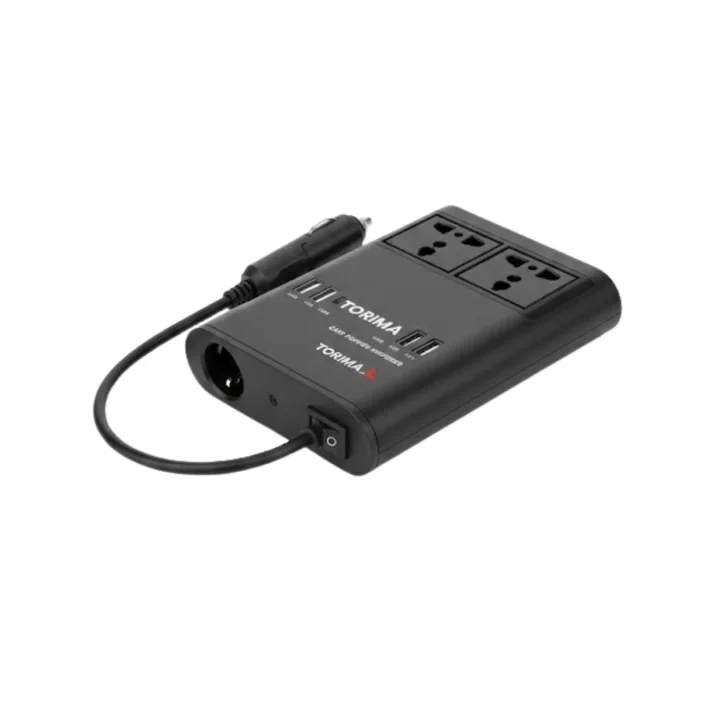 Mey İthalat® Araçta 220V Kullanım Sağlayan USB Destekli Güç İnvertörü