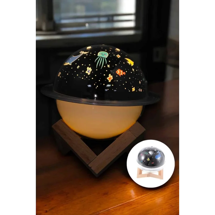 Mey İthalat® Aromaterapi Hava Nemlendirici Masa ve Gece Lambası