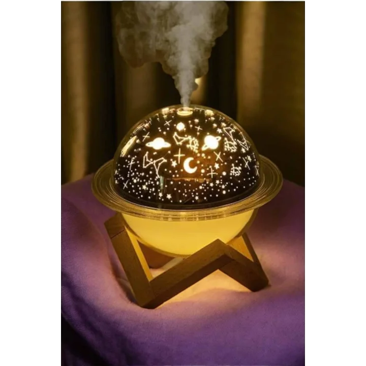 Mey İthalat® Aromaterapi Hava Nemlendirici Masa ve Gece Lambası