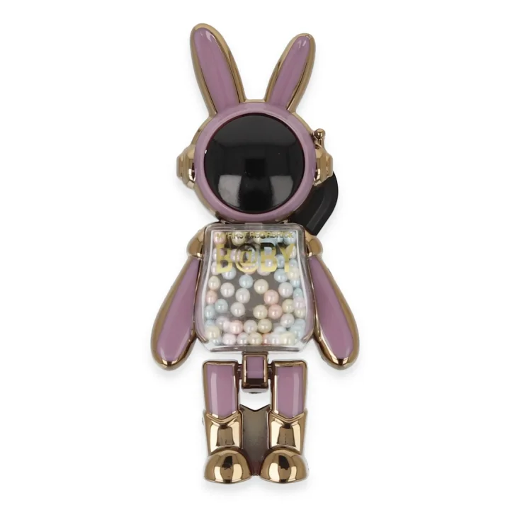 Mey İthalat®  Astro Stand Tavşan Astronot - Mor