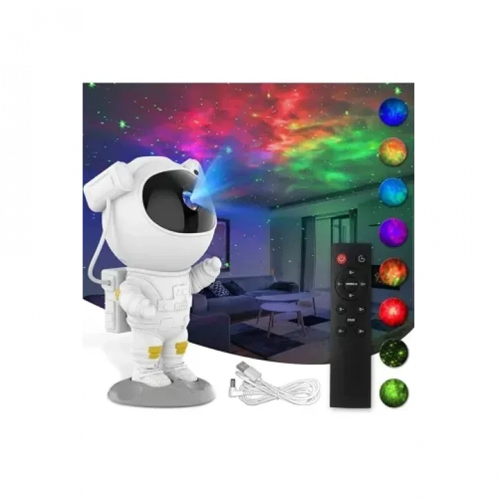 Mey İthalat® Astronot Galaksi Projeksiyon Lamba