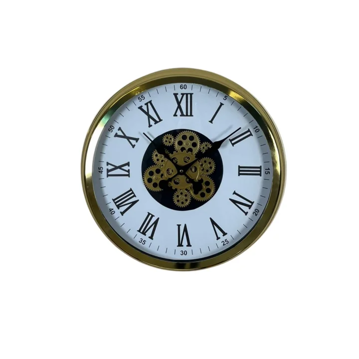 Mey İthalat® Aurelius Gold 60 Cm Çarklı Duvar Saati