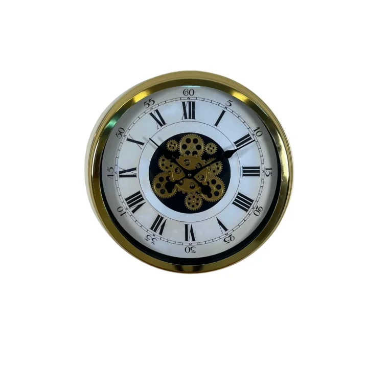 Mey İthalat® Aurelius Gold 60 Cm Çarklı Duvar Saati