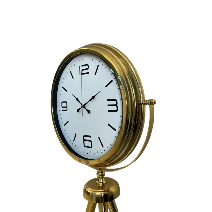 Mey İthalat® Aurora Gold Ayaklı Tripod Saat