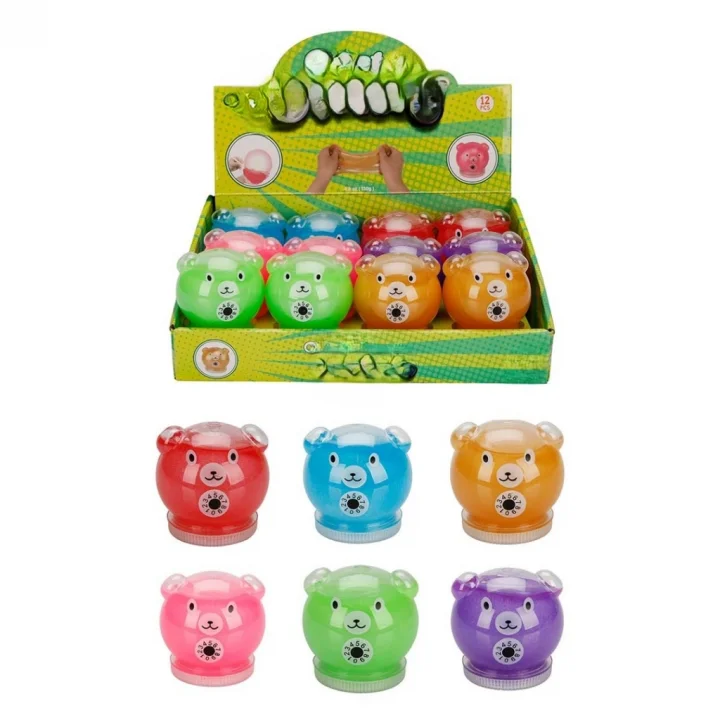 Mey İthalat® Ayıcık Desenli Kristal Slime