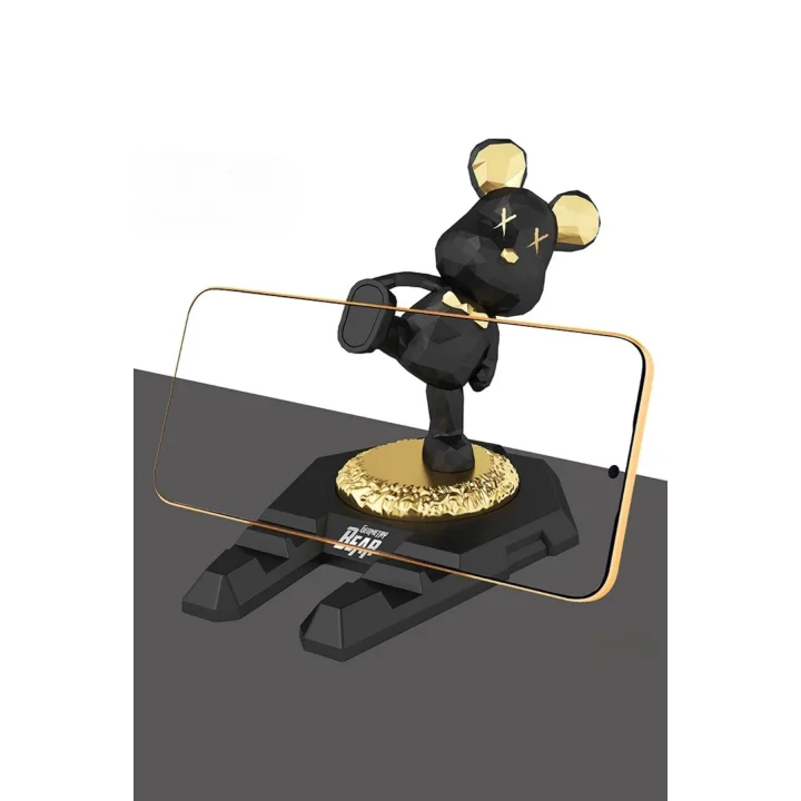 Mey İthalat®  Ayıcıklı Telefon ve Tablet Standı Masa Üstü Telefon ve Tablet Tutucu Aparatı