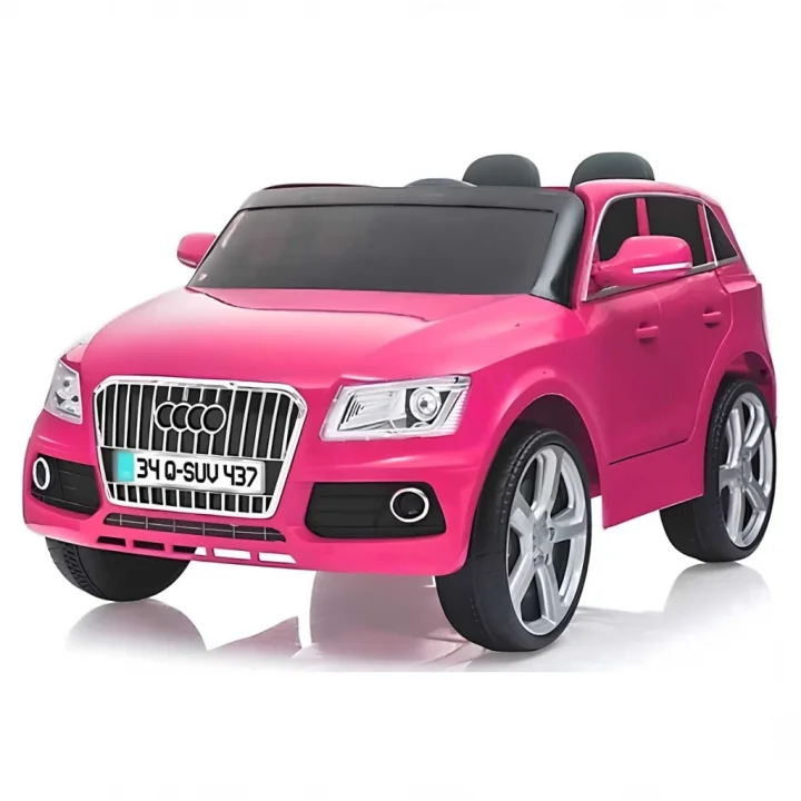 Mey İthalat®  Babyhope 437 Audi Q-SUV 12V Pembe Akülü Araba