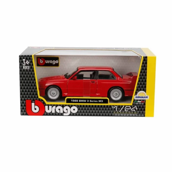 Mey İthalat®  Bburago 1:24 BMW M3 1988 Model Araba