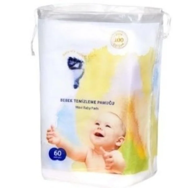 Mey İthalat® Bebek Temizleme Pamuğu 60lı